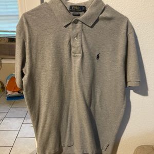 Grey Mens Large Ralph Lauren Polo Shirt